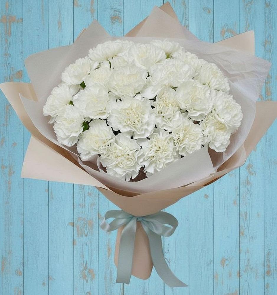 Букет цветов из: Гвоздики в Первомайском Республики Адыгея