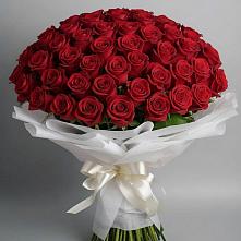 Букет 101 Красная роза Блэк Мэджик в Первомайском Республики Адыгея