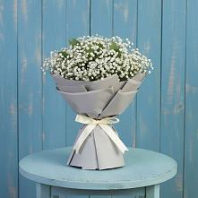 Букет цветов из:  Гипсофила в Первомайском Республики Адыгея