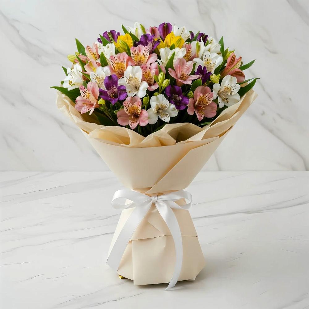 Букет цветов из: Альстромерии в Первомайском Республики Адыгея