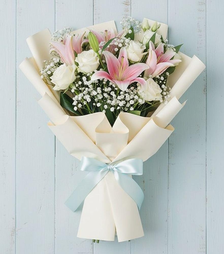 Букет цветов из: Лилии в Первомайском Республики Адыгея