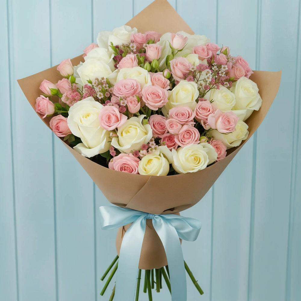 Букет цветов из: Розы в Первомайском Республики Адыгея