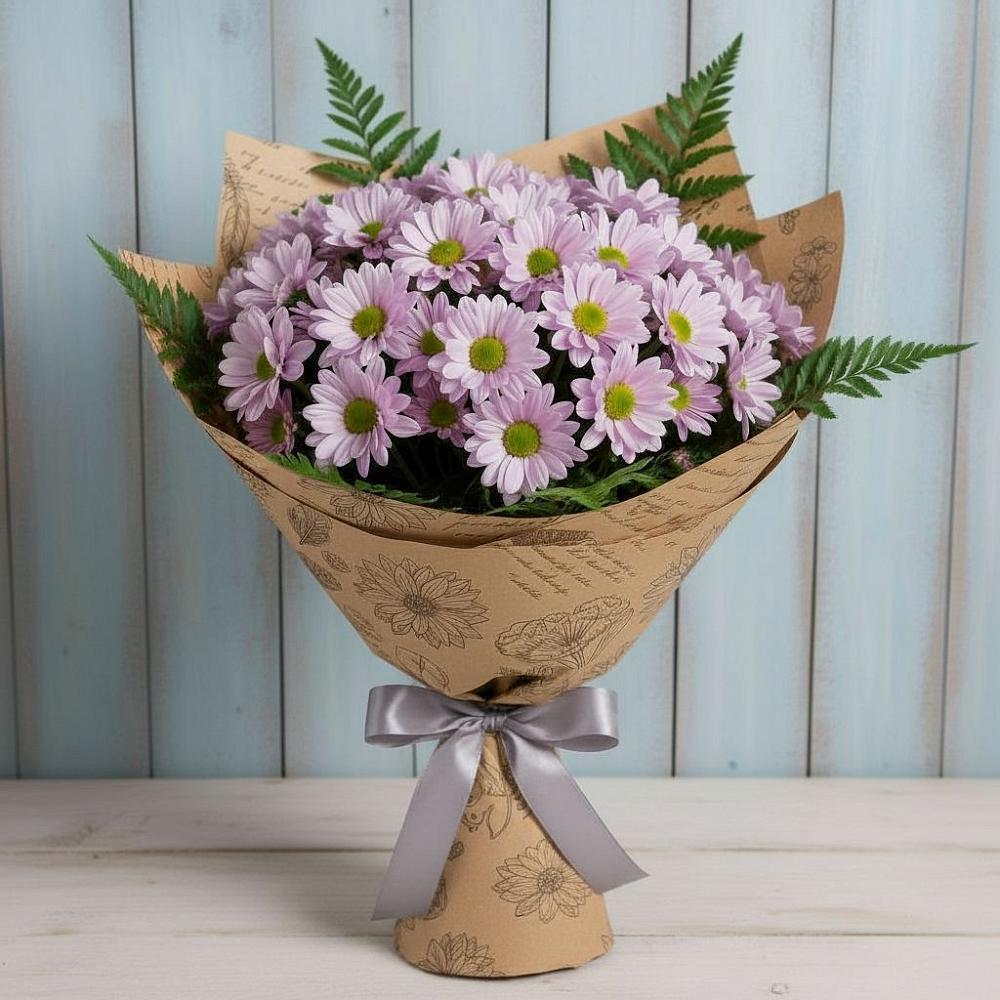 Букет цветов из: Хризантемы в Первомайском Республики Адыгея