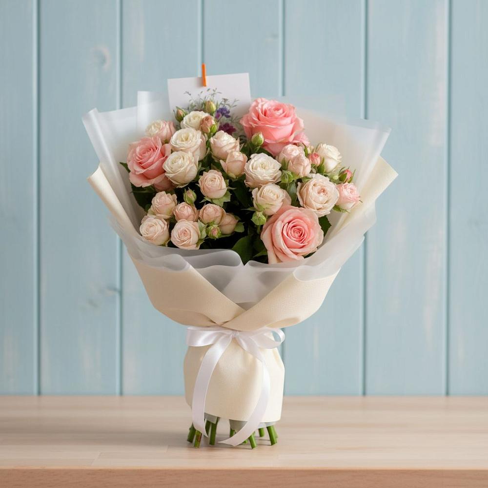 Букет цветов из: Розы в Первомайском Республики Адыгея