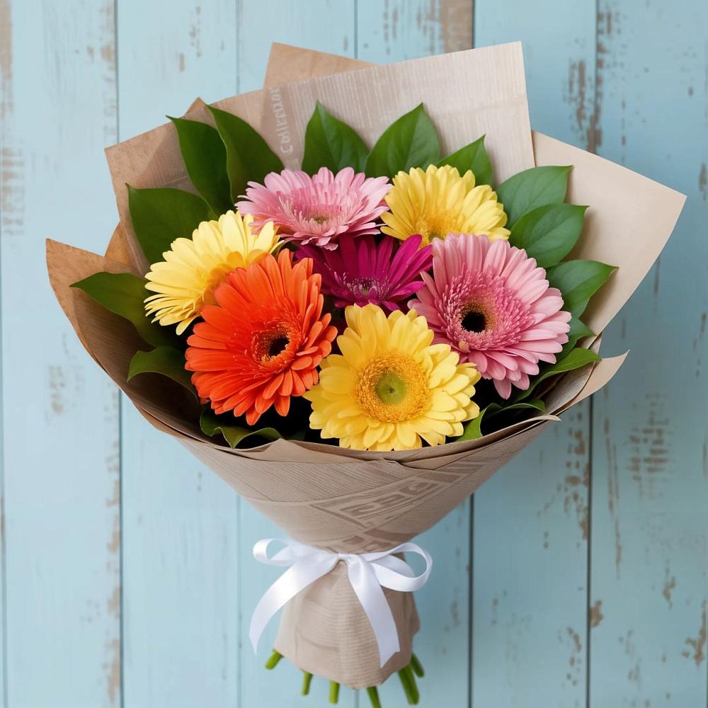 Букет цветов из: Герберы в Первомайском Республики Адыгея