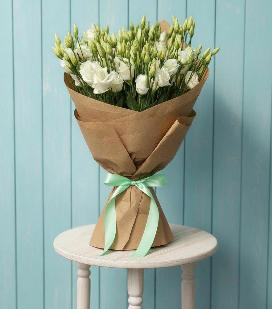 Букет цветов из: Лизиантусы в Первомайском Республики Адыгея