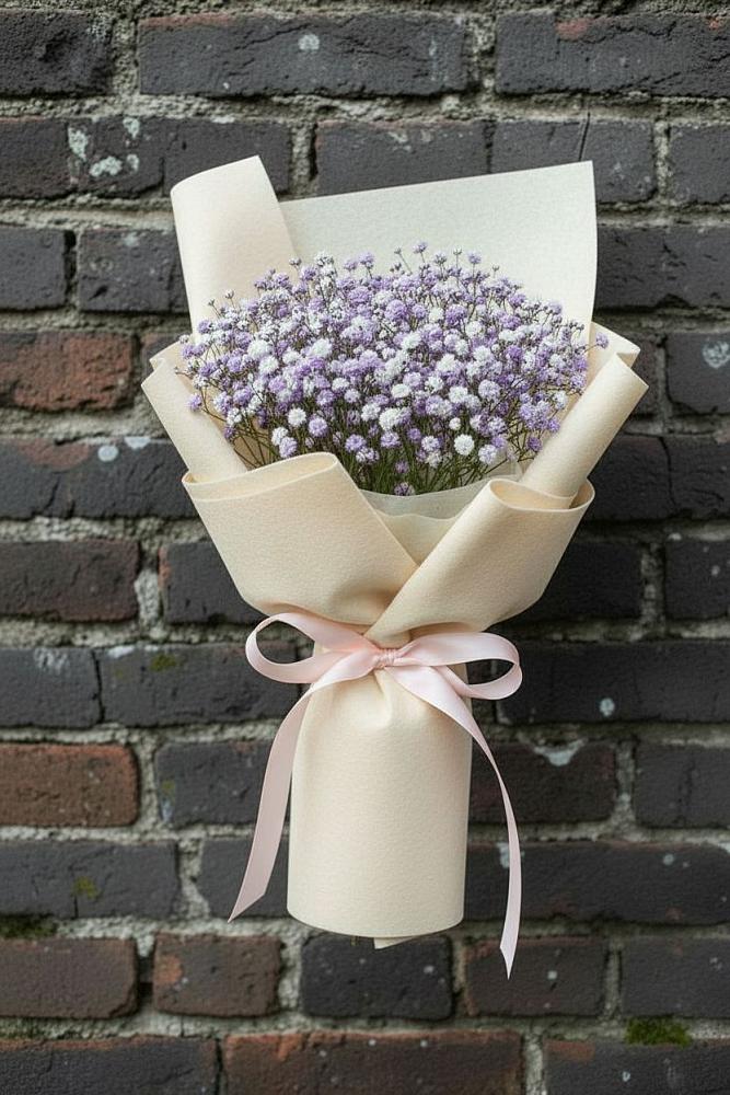 Букет цветов из: Гипсофила в Первомайском Республики Адыгея