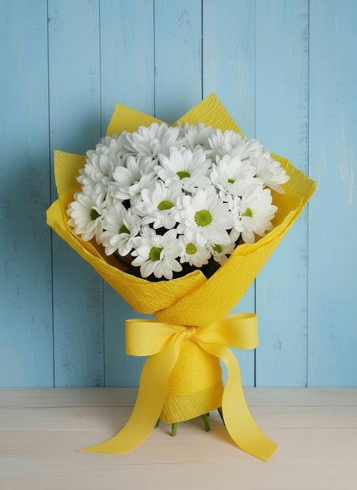Букет цветов из: Хризантемы в Первомайском Республики Адыгея