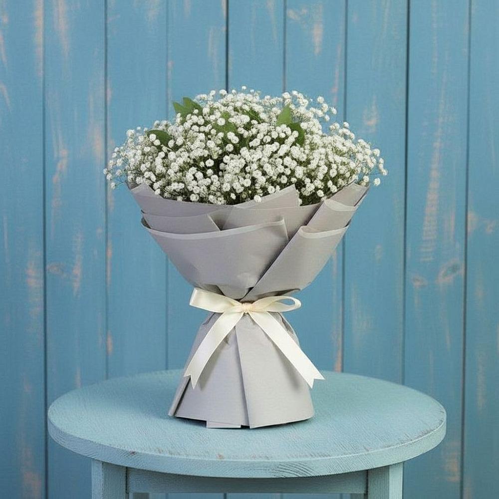 Букет цветов из: Гипсофила в Первомайском Республики Адыгея