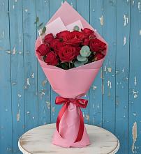 Букет цветов из:  Розы в Первомайском Республики Адыгея