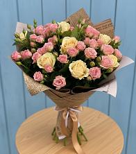 Букет цветов из:  Розы в Первомайском Республики Адыгея