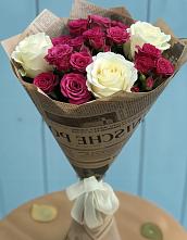 Букет цветов из:  Розы в Первомайском Республики Адыгея