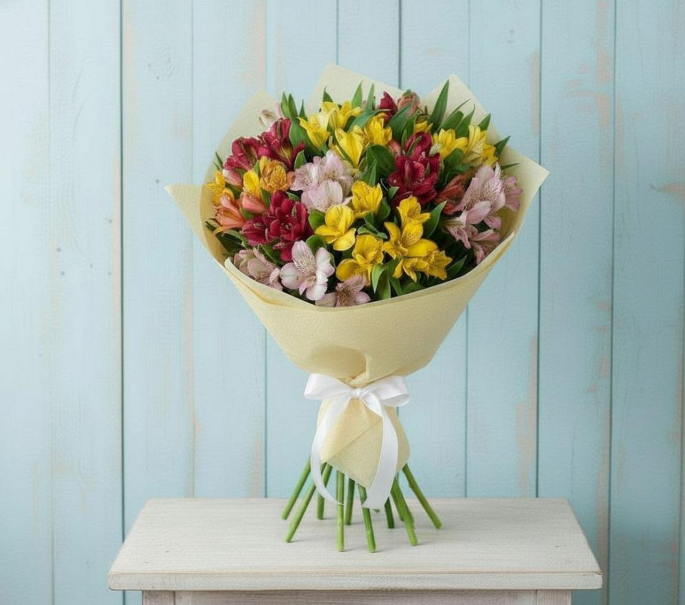 Букет цветов из: Альстромерии в Первомайском Республики Адыгея