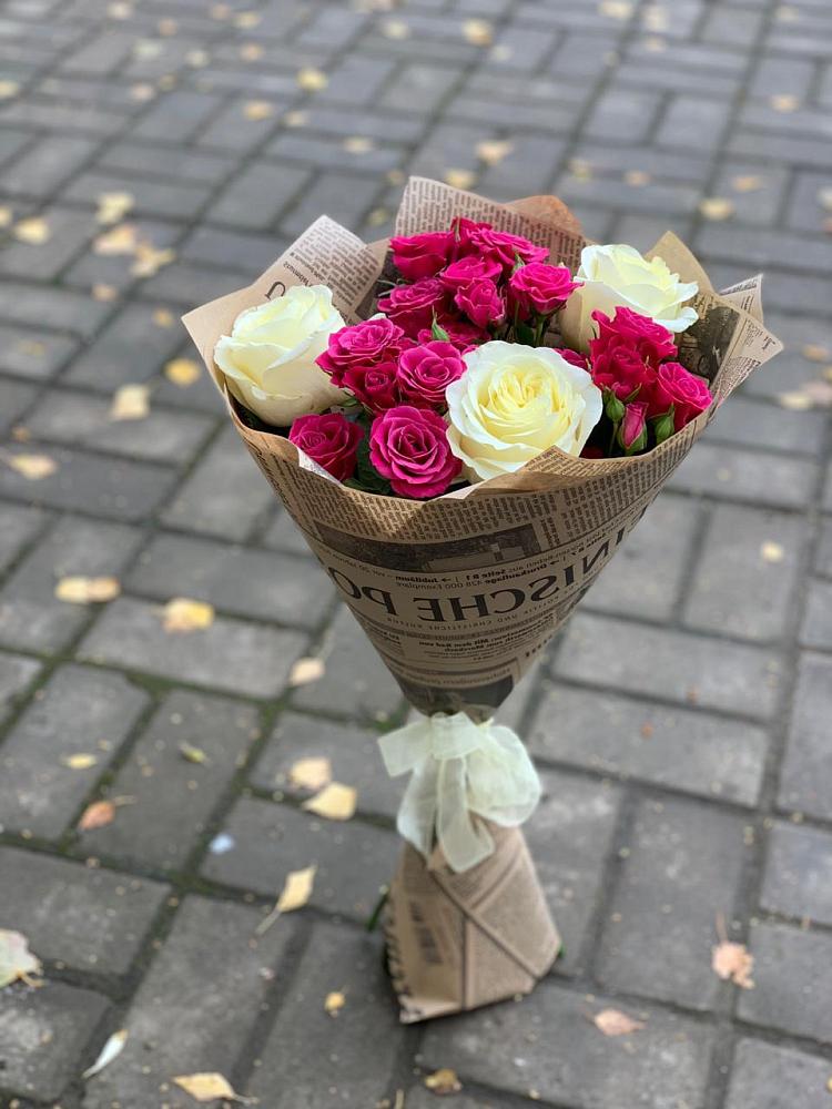 Букет цветов из: Розы в Первомайском Республики Адыгея