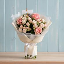 Букет цветов из:  Розы в Первомайском Республики Адыгея