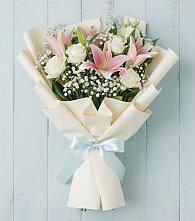 Букет цветов из:  Лилии в Первомайском Республики Адыгея