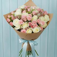 Букет цветов из:  Розы #REPLACE_PRED# Первомайском Республики Адыгея
